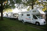 Διανυκτέρευση στο οργανωμένο camping για αυτοκινούμενα τροχόσπιτα στη διεθνή έκθεση του Ντύσσεντορφ.